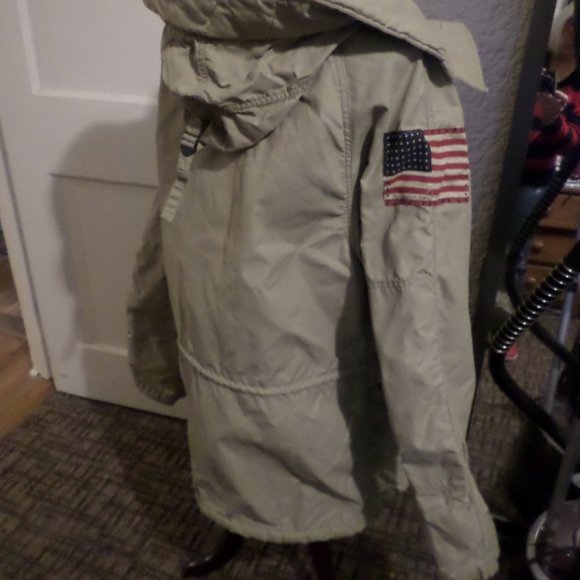 Denim & Supply Men's Military Hooded Jacket Size L - Picture 5 of 10